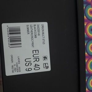 Kurt Geiger Black Multi-Color Embellished Sandals